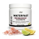 WATERFAST Keto Electrolyte Powder for Fasting and Hydration - Lemon Lime Flavor  Pink Himalayan Salt (Sodium), Potassium, Magnesium, Calcium  durable Sugar Free, Gluten Free, Soy Free