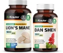 BIO KRAUTER Mane 250 cápsulas de León &amp; Dan Shen 100 cápsulas