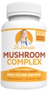 Best Organic Mushroom Complex - Immune Assist Support - Lion's Mane, Cordyceps y Reishi - Suplemento Adaptogen - Wellness, Stress Relief, Memory & Cognitive Support, Dr. Danielle - 120 Veggie Caps