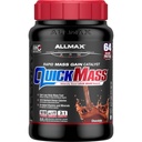 ALLMAX QUICKMASS, Chocolate - 3.5 lb - Catalyst de Ganancia de Masa Rápida - Hasta 64 Gramos de Proteína Por Servir - 3:1 Carb a Protein Ratio - Zero Trans Fat - Hasta 24 Servimientos