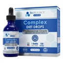 Las gotas de dieta complejas – las mejores gotas naturales para hombres y mujeres (1 botella, 2 fl oz) - 30 días de suministro