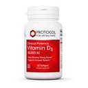 PROTOCOLO PARA LA VIDA BALANCE Vitamina D3 50000 UI - Soporte Inmunitario Huesos y dientes de salud - 50 Softgels