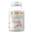ANDREW LESSMAN Methyl Folate 1000mg - 240 Capsules - 1000 mcg L-Methyl Folate, Potent Levels of Essential Vitamin B9. Admite Healthy Heart, Brain, Immune and Pregnancy. Cápsulas fáciles de absorber