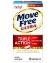Mover Acción Ultra Triple Libre, 30 tabletas - Suplemento Conjunto de Salud con Tipo II Collagen, Boron y HA