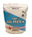 Saludable N Fit 100% EGG PROTEIN- Fresa (12oz): 100% Egg White Protein PLUS Natural Peptides. Naturalmente endulzado, Zero Carb, Keto, Paleo Friendly