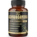 5in1 cápsulas de Ashwagandha Premium - Añadido Turmeric, Rhodiola Rosea, Ginger, Black Pepper - 180 caps para 6 meses