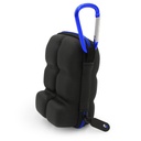 CASEMATIX Asma Inhaler Holder Case Fits Two Standard Rescue Inhalers With Lanyard and Clip On Keychain Carabiner, Includes Asthma Case Only
