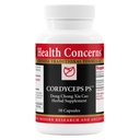 Preocupaciones de salud Cordyceps PS – Apoyo pulmonar y suplemento de salud respiratoria – Cuerpo de fruta de hongos para funciones inmunitarias, salud cardíaca, circulación, energía atlética, apoyo al oxígeno – 50 cápsulas