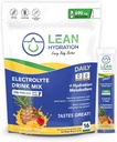 Hidratación magra diaria Empaquetaduras de electrolito Bebida Mix Silencioso Cero Calories, Cero Azúcar más Vitaminas, Minerales &amp; Más Silencio 16 ct (Pineapple Mango)