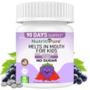 Suplemento de Hierro Chewable para niños, Hierro de Carbonilo Ferronyl® 9 mg, vitamina C 30 mg, sabor de uva, 90 tabletas (1 botella)