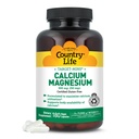 Country Life Target-Mins Complejo de magnesio de calcio - 1000 mg de calcio, 500 mg de magnesio, Suplemento libre de gluten para la salud ósea