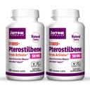 Jarrow Formulas trans-Pterostilbene, 50 Milligrams Por Serving, 60 cápsulas vegetarianas. Paquete de 2 botellas