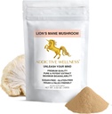 Adictivo Wellness Lions Mane Suplemento Powder, Premium Quality Lions Mane Mushroom Powder Dual-Extract Nootropic, Sugar Free, Vegan &amp; Paleo Lion's Mane Mushroom Suplemento - 1500 mg (100 gramos)