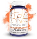 Nootropics Depot Cordyceps Mushroom Capsules TENIDO 500mg TEN 180 Conde Silencio Cordyceps militaris TEN TODO TODO Afrutado Cuerpo Mushroom Complemento ← Apoyos Healthy Immune System