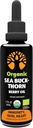 Óleo de Buckthorn de Mar Orgánico – Suministro de 50 días – Omega 7 9 – No GMO, Vegan