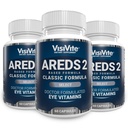 AREDS 2 Select Eye Vitamins for Macular Support - Vitaminas para los ojos con Zeaxanthin Plus Lutein Macular Supplement - Premium Macular Health Formula - Eye Supplements - 60 Capsules - (Pack of 3)