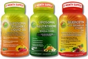 Vitamina Liposomal C 1100mg Cápsulas de gel líquido - Agrupar con - Liposomal Glutathione 500mg Suplemento, Antioxidante maestro " Detoxificador " Quercetina con vitamina C y zinc