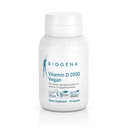 Biogena Vitamina D 2000 Fórmula Vegana - Sun Vitamina D3 Suplemento para la Absorción del Calcio, Immune Support - 60 cápsulas**
