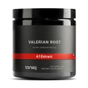 Cápsulas de raíz valeriana - Extracto ultra alta potencia 4:1 - altamente concentrado - laboratorio de terceros probado - 120 cápsulas
