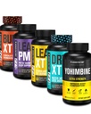 Perder peso de quemador de grasa de fábrica Jacked Suplemento de pérdida de peso - Burn-XT Thermogenic and Lean PM Nighttime Weight Pérdida de sueño - Lean-XT Caffeine-Free Fat Burner, Yohimbine Capsules, Dry XT Diuretic