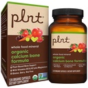 Bono de calcio orgánico Fórmula a" Bono de base vegetal Soporte con vitaminas D3, K2, &amp; Magnesio (120 cápsulas orgánicas)