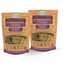 Elderberry Syrup Kits 2X - Cada Hace Aprox. 32oz - Incluye Bolsas de Brewing - Ingredientes - Elderberries - Rosehips - Ginger - Echinacea - Cinnamon - Ropa - Elderwise