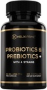 Probióticos y Prebióticos para Mujeres o Hombres Probióticos 60BN CFU Lactobacillus Acidophilus Bifidobacterium Lactis Made in USA
