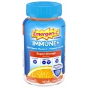 Emergen-C Immune+ Triple Action Immune Support Gummies, BetaVia (R), 1000mg Vitamina C, B Vitaminas, Vitamina D y Antioxidantes, Super Orange - 45 Condes