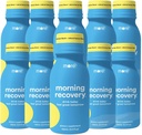 Más laboratorios de recuperación de la mañana Natural Lemon Flavor Electrolyte &amp; Milk Thistle Drink 10 Pack ¦ Hydrate Mientras bebe ¦