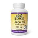 Factores naturales Ubiquinol 100 mg - Apoya la salud cardíaca " Vitalidad natural - Suplemento de apoyo antioxidante con absorción superior - Apoyo energético con aceite de linaza - 60 Softgels (60 Servings)