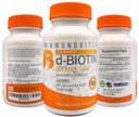 IMMUNOVITES 3-Pack High Dose Biotin (como d-Biotin, USP) 100mg (Equivalente a 100.000mcg) 90 cápsulas, alta potencia (3)