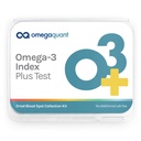 Omega Quant Omega-3 Index Plus Test Kit - Mide los niveles de sangre de Omega-3, Trans Fats y Omega-6:Omega-3 Ratios viv The Original Omega-3 Blood Test Home Kit