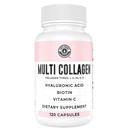 Collagen Capsules con Biotina, Ácido Hialurónico, Vitamina C, Hidrolyzed Multi Collagen Peptide Capsules Tipos I, II, III, V, X Para la piel, el cabello, las uñas y el suplemento de salud conjunto* 120 Conde