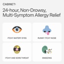 Cabinet: Fexofenadine Hcl 180mg Alergy Relief Tablets ← Antihistamínico antihistamínico para interior &amp; exterior HSA/FSA (Aluminio - 30 Cuenta)