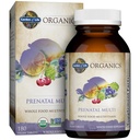 Jardín de Vida Orgánicas Multivitaminas prenatales de Mujeres con Vitamina D3, B6, B12, C & Iron, Folate for Energy &amp; Healthy Fetal Development – Organic, Non-GMO, Gluten-Free, Vegan, 60 Day Supply