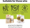 Natural Digestive Enzymes & Herbal Digestive Enzymes Fiber Supplement for Women, with 39 Plant " 7 Herbal Blends for Energy " Metabolism Support, Gold 150 Tablets, from Japan, 2 EA