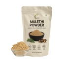 SVATV Licorice Powder ← Pure Glycyrrhiza glabra TEN Mulethi ANTE Yashtimadhu - Tamaño - 227 Gramos Media libra