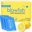 Blowfish para los dolores de cabeza ← Nueva fuerza máxima Effervescent Formula Treats Headaches Fast (1 Pack)