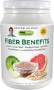 ANDREW LESSMAN Fiber Benefits Powder 60 Servings - Lemon-Lime, Gentle, Natural Soluble/Insoluble Fiber, promueve la regularidad, limpieza. Psyllium Husk, Oat, Apple, Grapefruit, Guar Gum, Probiotics
