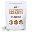 B.rad 100% Pure Micronized Creatine Monohydrate Powder TEN Natural, No Additives TEN Boosts Muscle Strength, Recovery & Performance TEN soporta Brain Health TEN 300g, 60 Servings