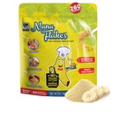 Nana Flakes 100% Pure Banana Flakes Food Powder 4 lbs - Gran Fuente de Potasio & Fiber, para la salud digestiva " Diarrea ocasional, lavado de carne - Natural " Soothing (4 lbs Bag)
