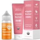 Promesa de la madre mantequilla de pezón &amp; bebé vitamina D3 gotas