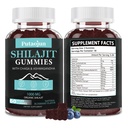 Shilajit for Man,Woman & Kid.Himalayan Gold Shilajit Gummies.1000mg Shilajit,200mg Ashwagandha,200mg Chaga,100mg Ginseng, 100mg Saw Palmatto, 60mg Black Seed Oil