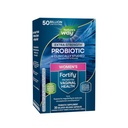 Camino de la Naturaleza Fortalecer el Probiótico de Mujeres de Fuerza Extranjera 50 Billones CFU, Potente Probiótico Multi-Strain para Apoyo Digestivo, Vaginal e Inmunitario*, Cápsula de una vez por día, 30 cápsulas