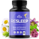Ayuda para dormir Suplemento - Melatonin Fórmula libre con Magnesium, Valerian, Chamomile, Apigenin, ayuda a dormir tranquilo y relajarse, sin Grogginess píldoras para dormir