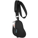 Beautyflier Asma Inhaler Case Lanyard Holder Keychain Travel Handy Mini Bag para adultos y niños, no incluye Inhaler (Black)