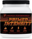 Suplemento de Pre-Workout de Intensidad Primada - Todo Natural - Beta-Alanina, Caffeine, Creatine, Citrulline, NO Booster (24 Servimientos) (Raspberry Lemonade)