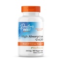 La mejor absorción alta del médico CoQ10, Heart & Energy Support, USP Verified, Naturally Fermented CoQ10, Non-GMO Gluten Free, Soy Free, Vegan 180 Veggie Caps