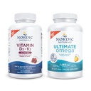Nordic Naturals Starter Pack - Vitamina D3+K2 Gummies, Ultimate Omega