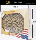 DOL Hand-Selected American Wisconsin Farmed Ginseng Root Medium Pulso Large י国威の辛州长 элекиченноговаливаливали ваные Ginseng americano (Medium 16oz/Box)